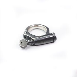 King Baby Studio Vintage Shackle Ring USA .925 Silver